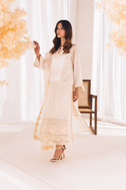 Shop Heavily Embellished Creamy White Pakistani Salwar Kameez Dupatta 2023