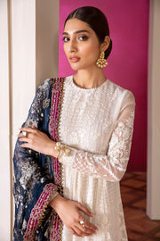 Shop Heavily Embellished Floral White Pakistani Salwar Kameez Party Wear 2023