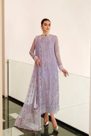 Shop Lilac Heavily Embellished Pakistani Long Kameez Wedding Dress 2023