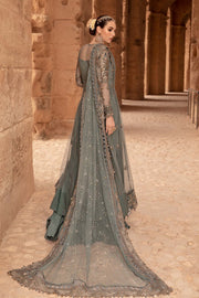 Shop Maria B Unstitched Lawn Grey Shade Pakistani Party Dress