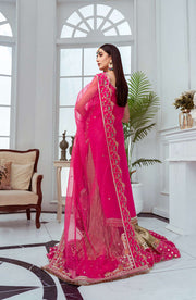 Shop Pakistani Pink Embroidered Kameez Crushed Sharara Wedding Dress