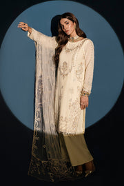 Shop Pearl White Embroidered Pakistani Salwar Kameez Suit