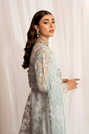 Shop Silver Heavily Embellished Pakistani Kameez Sharara Dupatta Party Dress