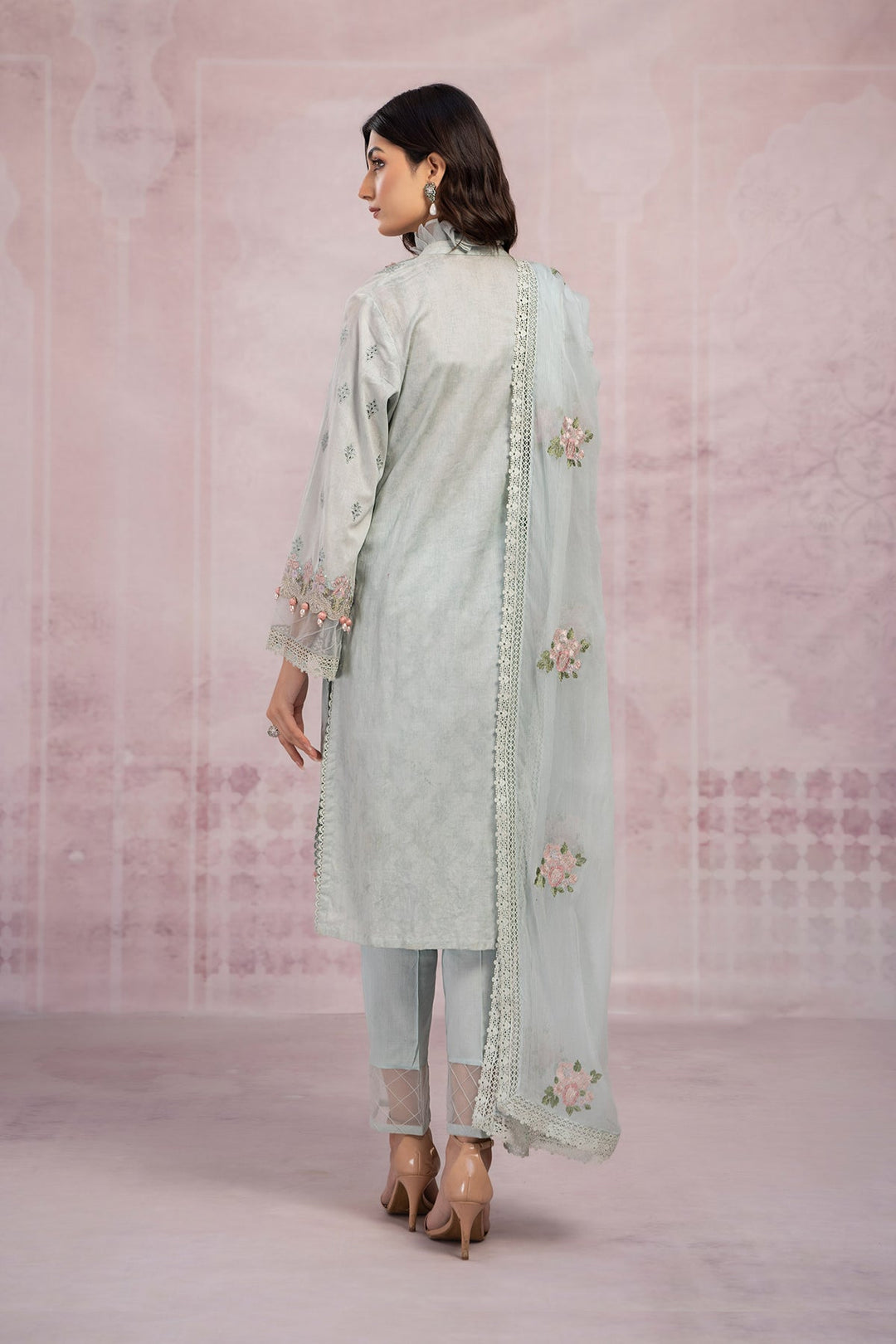 Shop Sky Blue Embroidered Pakistani Salwar Kameez with Dupatta Salwar Suit 2023