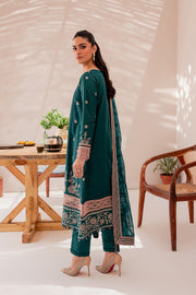 Teal Green Embroidered Pakistani Salwar Kameez Dupatta Salwar Suit