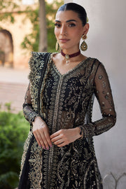 Shop Traditional Black Embroidered Pakistani Wedding Dress Gown Sharara