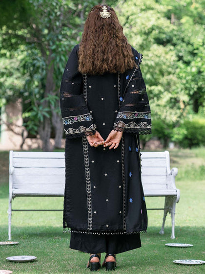 Shop Traditional Black Pakistani Salwar Kameez Style Dupatta Salwar Suit