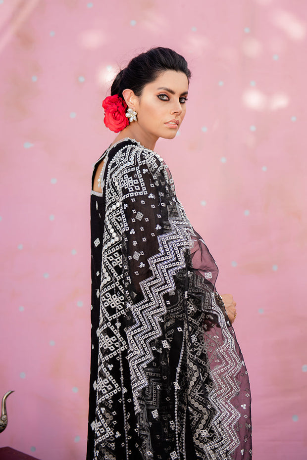 Shop Traditional Embroidered Black Pakistani Salwar Kameez Dupatta Salwar Suit
