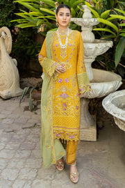 Sunflower Yellow Embroidered Pakistani Salwar Kameez Dupatta Salwar Suit