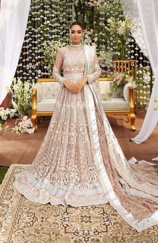 tea pink pakistani dress Tea Pink Chiffon Suit | Pakistani Wedding Dresses