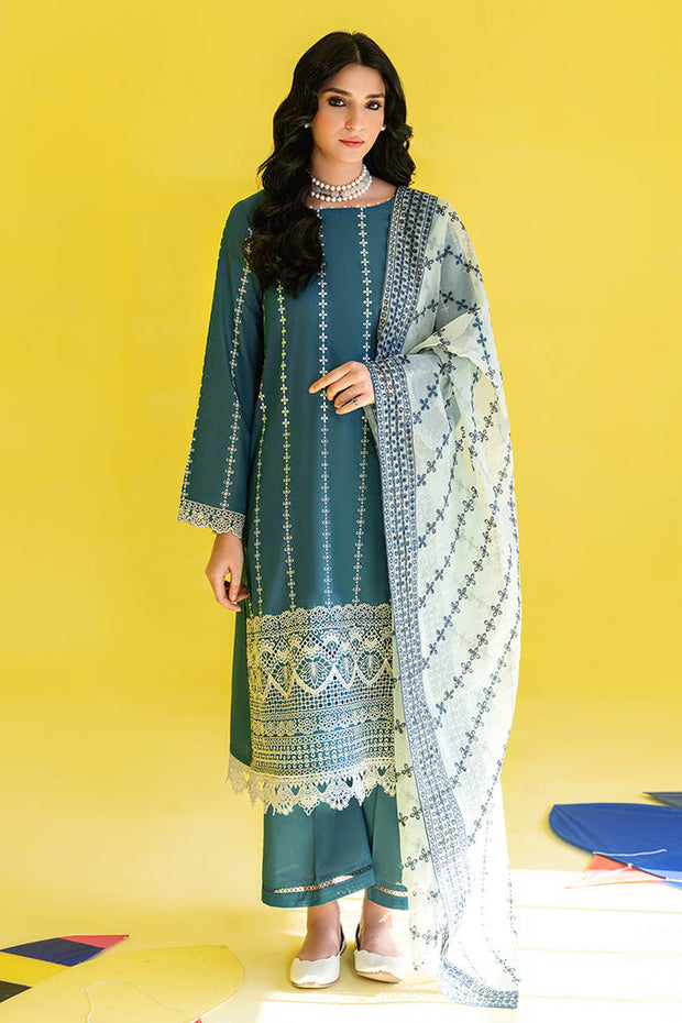 Teal Green Embroidered Pakistani Salwar Kameez Dupatta Salwar Suit