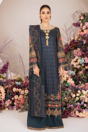 Traditional Black Embroidered Pakistani Salwar Kameez Dupatta Suit