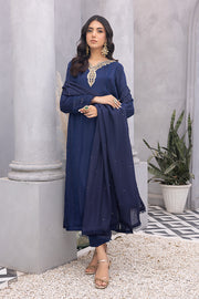 Traditional Blue Pakistani Salwar Kameez with Dupatta Salwar Suit