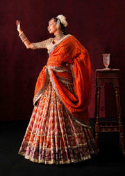 Traditional Bridal Lehenga Choli Dupatta Dress