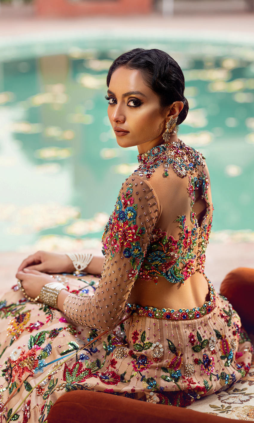 Traditional Bridal Lehenga Choli Dupatta Wedding Dress