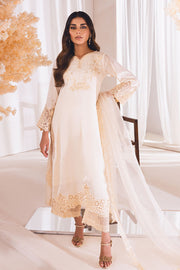 Traditional Embellished Ivory Pakistani Salwar Kameez Dupatta Salwar Suit