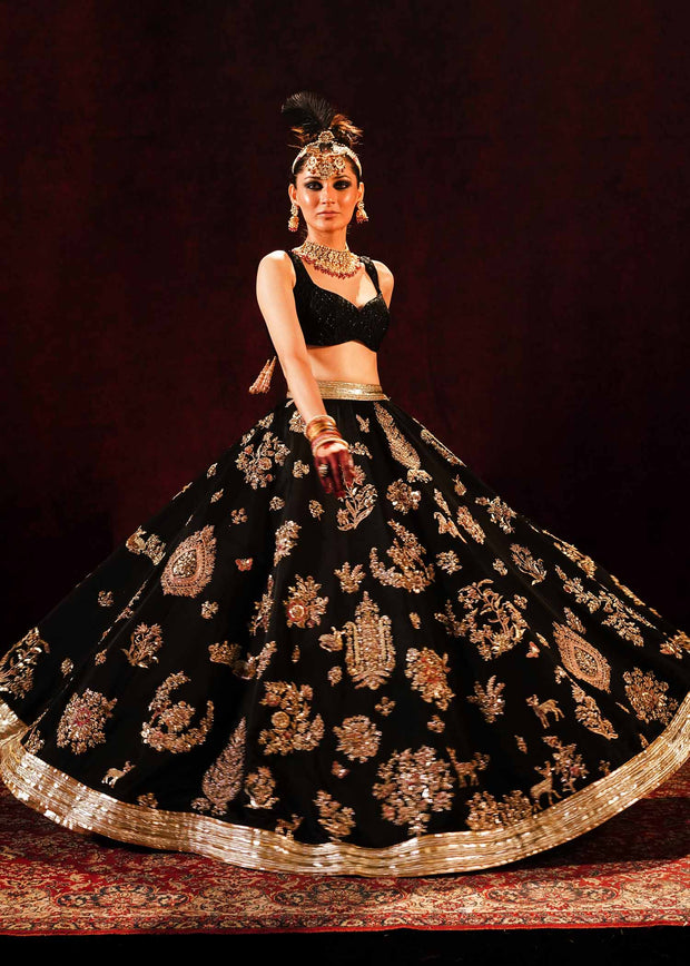 Traditional Lehenga Choli Dupatta Bridal Wedding Dress