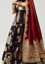 Traditional Lehenga and Choli Dupatta Bridal Wedding Dress