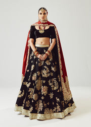 Traditional Lehenga with Choli Dupatta Bridal Wedding Dress