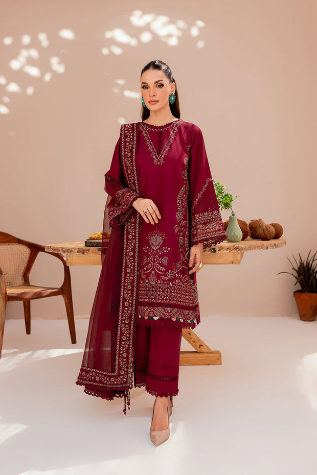 Traditional Maroon Embroidered Salwar Kameez Dupatta Salwar Suit
