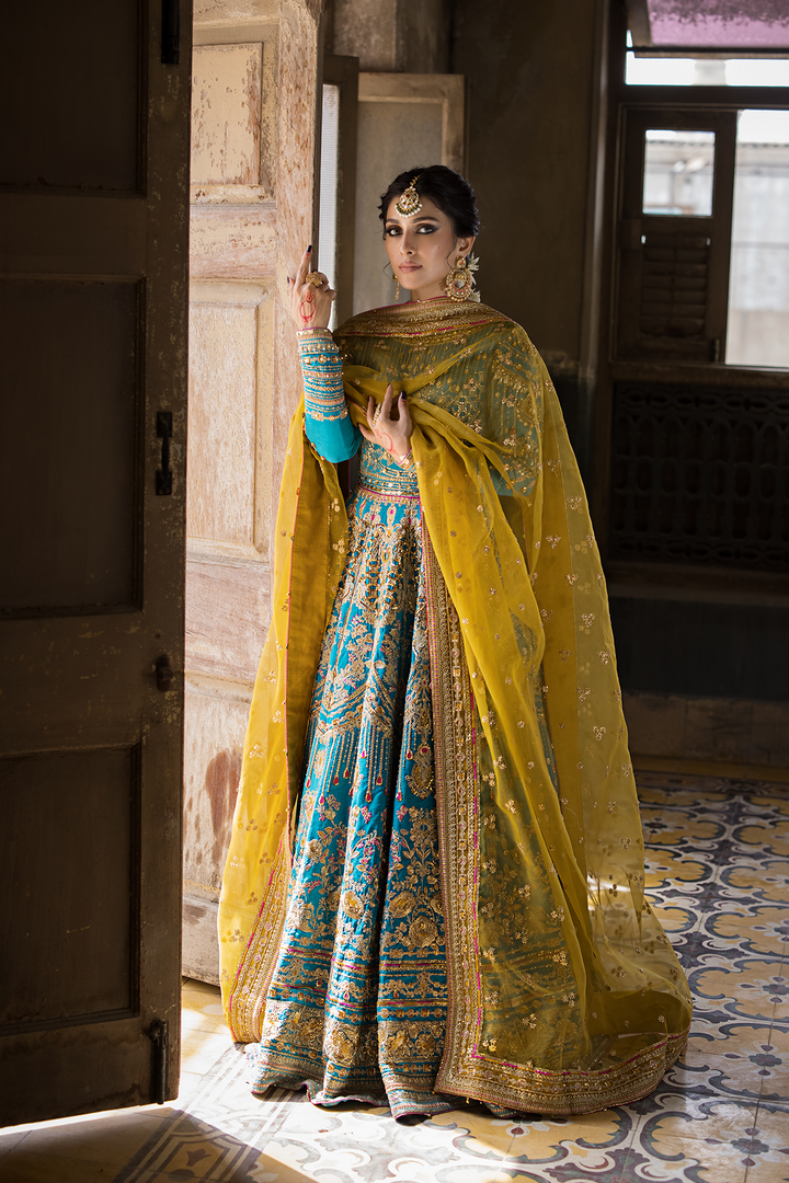 Traditional Pishwas Dupatta Pakistani Bridal Dress