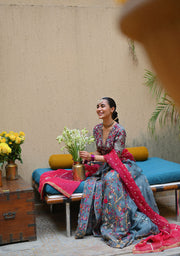 Traditional Pishwas and Sharara Mehndi Dress