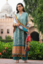 Traditional Sea Green Embroidered Pakistani Kameez salwar Suit Dupatta