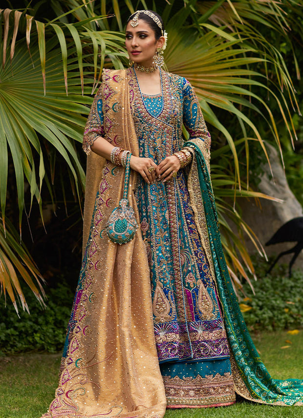 Traditional Angrakha Bridal Dress Pakistani