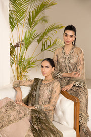 Try Blackish Embroidered Dusty Skin Pakistani Salwar Kameez with Dupatta