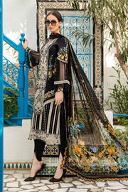 Try Classic Black Embroidered Lawn Maria B Pakistani Salwar Kameez