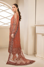 Try Orange Pink Embroidered Pakistani Salwar Kameez Dupatta Salwar Suit