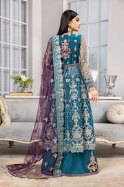 Try Sea Green Heavily Embellished Pakistani Maxi Style Wedding Dress 2023