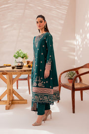 Try Teal Green Embroidered Pakistani Salwar Kameez Dupatta Salwar Suit
