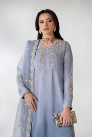 Elegant Pakistani Party Dress with Embroidered Details