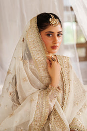 Elegant Beige Pakistani Bridal Dress for Festive Occasions