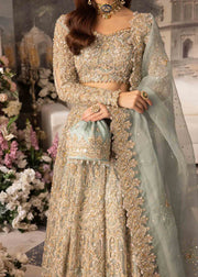 Wedding Lehenga Choli and Dupatta Pakistani Bridal Dress