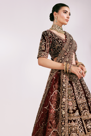 Wedding Lehenga Choli with Dupatta Pakistani Bridal Dress