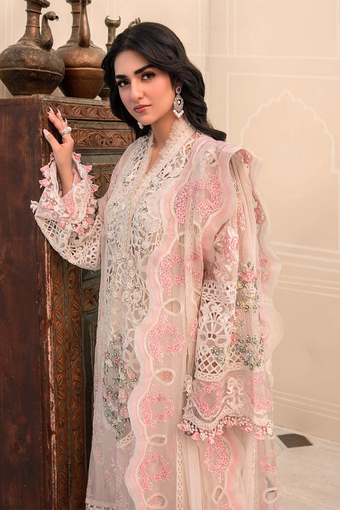 White Salwar Kameez Pakistani Party Dresses