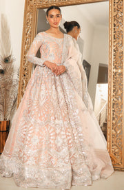 Embroidered Organza Pakistani Bridal Suit