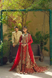 Opulent Beige Pakistani Sherwani with Sequined Detailing