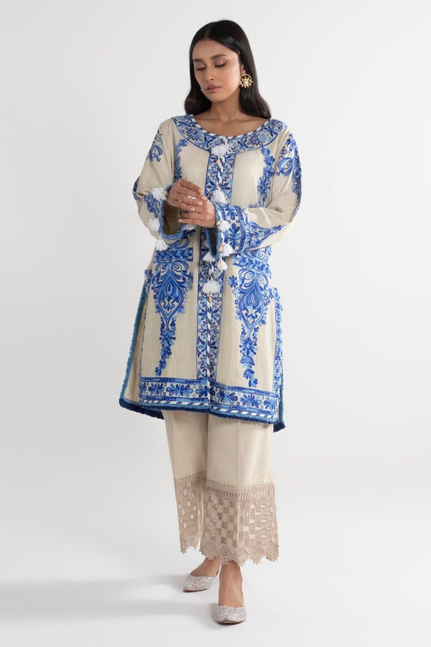 Sana Safinaz Pakistani Party Dress - Khaddar Print