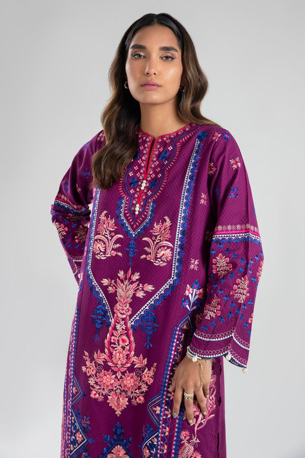 Sana Safinaz Pakistani Party Dress - Magenta