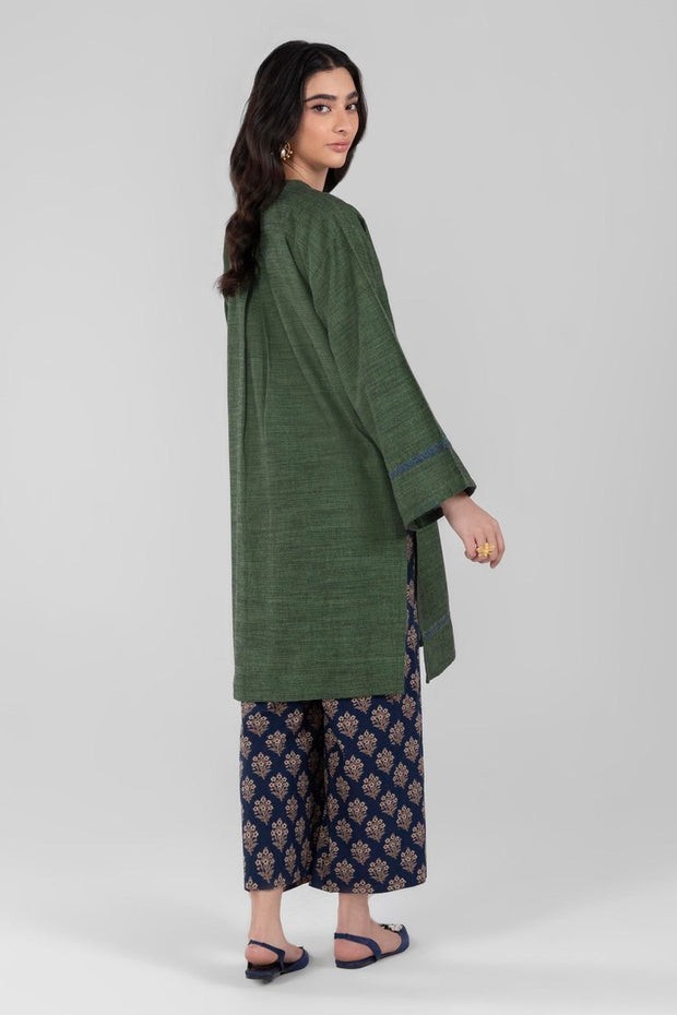 Sana Safinaz Latest Green Winter Ready to Wear Dress