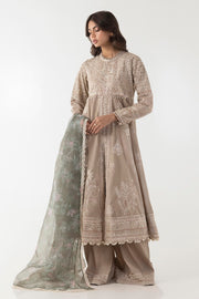 Sana Safinaz Stitched Embroidered Shirt + Culotte + Dupatta