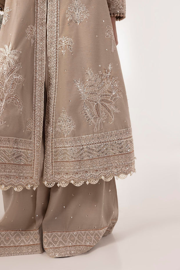 Sana Safinaz Stitched Embroidered Shirt + Culotte + Dupatta