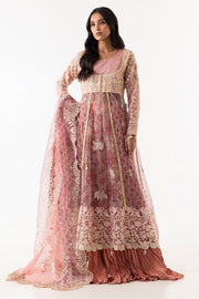 Sana Safinaz Stitched Pink Embroidered Shirt + Dupatta Sana