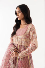 Sana Safinaz Stitched Pink Embroidered Shirt + Dupatta Sana