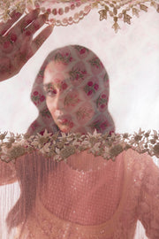 Sana Safinaz Stitched Pink Embroidered Shirt + Dupatta Sana