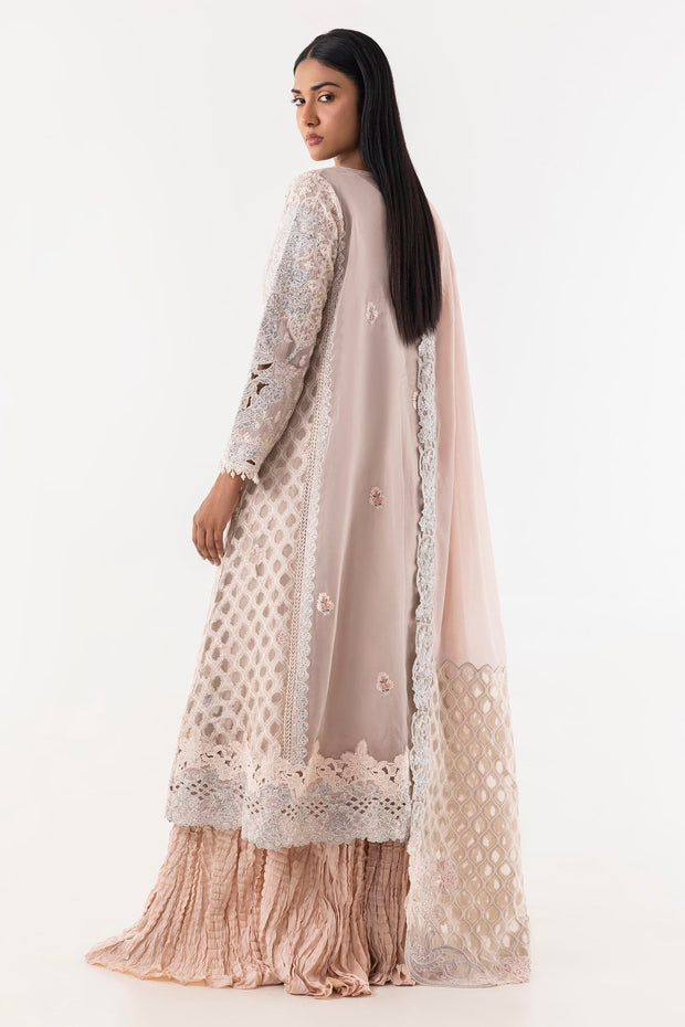 Sana Safinaz Elegant Pink Georgette Pakistani Dresses