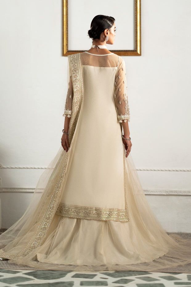 Elegant Net Pakistani Designer Dress With Dupatta